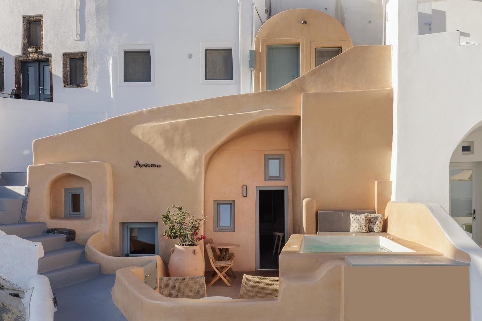 Annouso Villa With Hot Tub By Caldera Houses Oia Eksteriør billede
