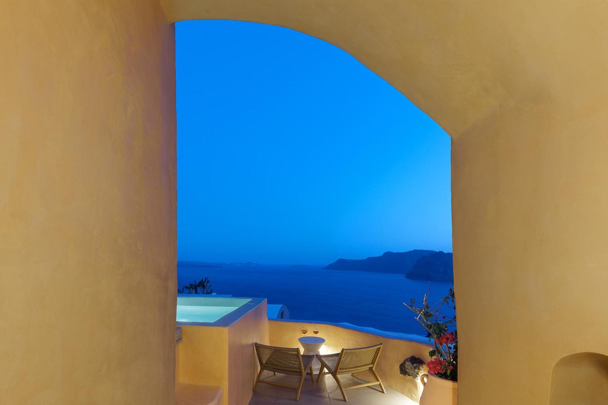 Annouso Villa With Hot Tub By Caldera Houses Oia Eksteriør billede