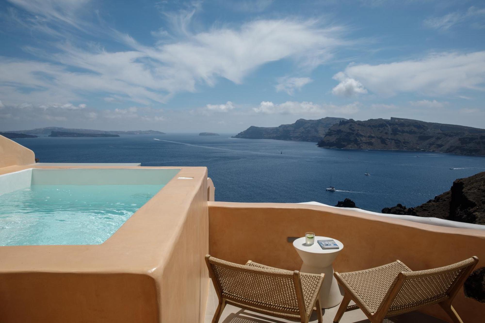 Annouso Villa With Hot Tub By Caldera Houses Oia Eksteriør billede