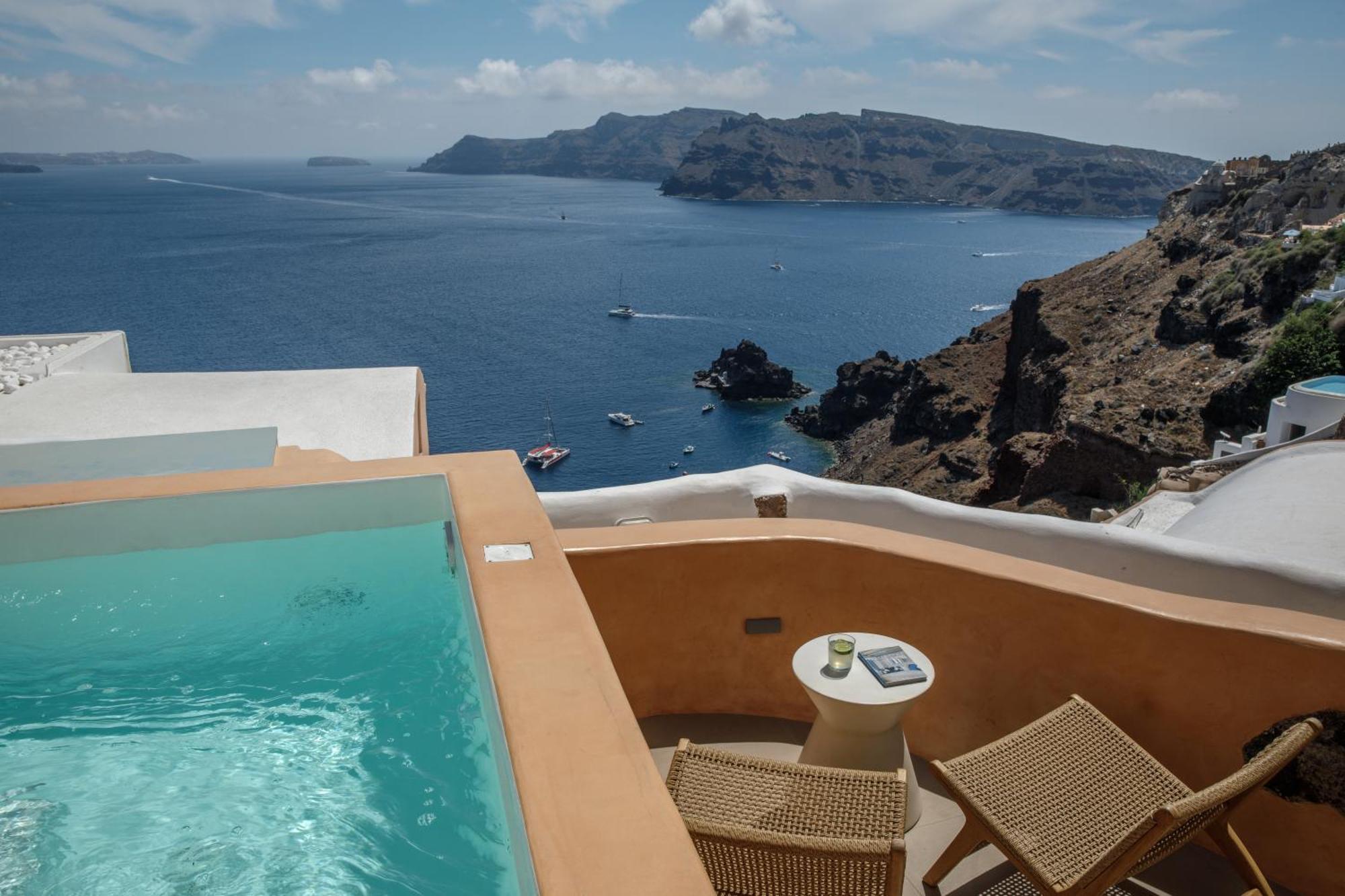 Annouso Villa With Hot Tub By Caldera Houses Oia Eksteriør billede