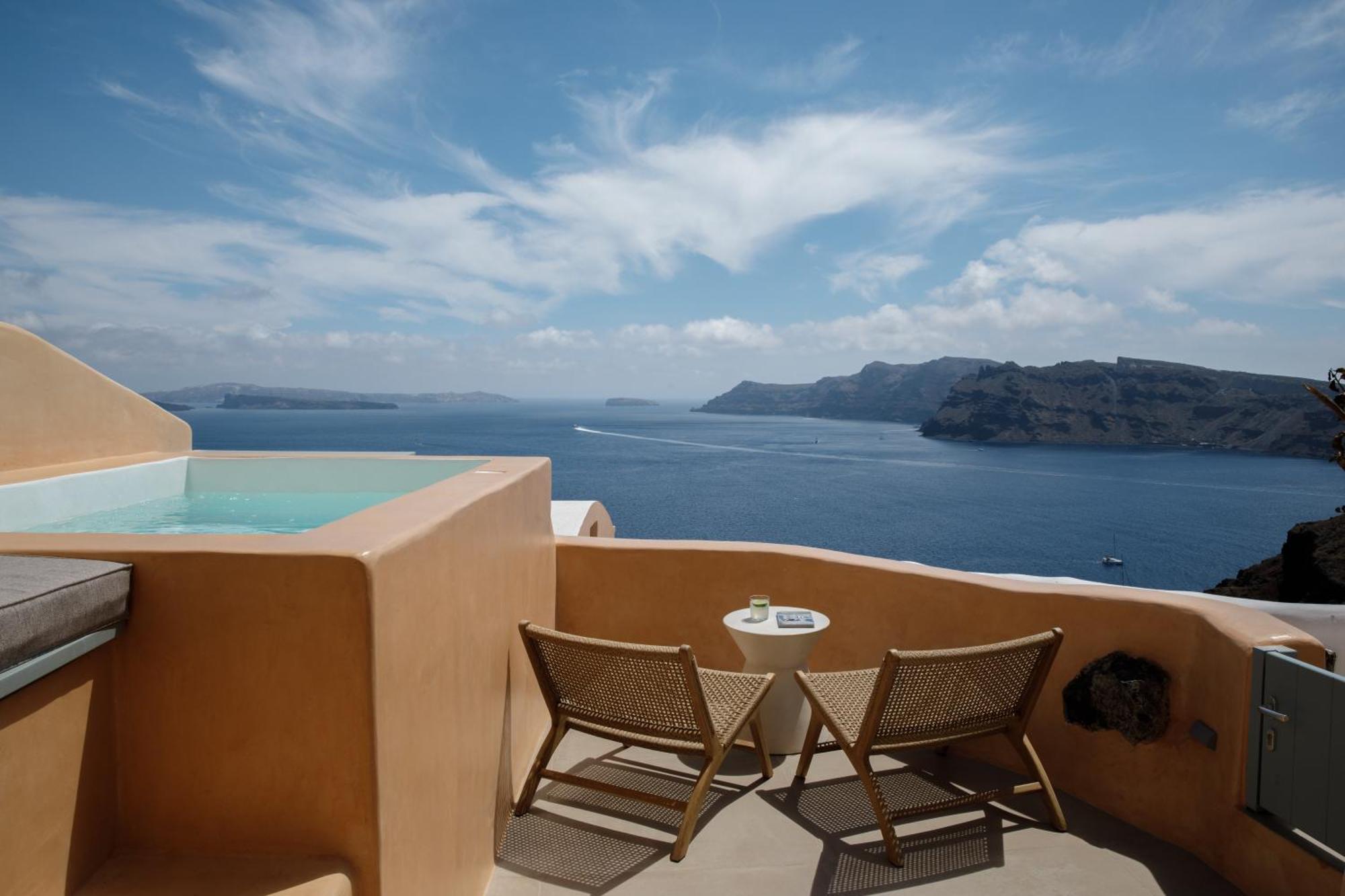 Annouso Villa With Hot Tub By Caldera Houses Oia Eksteriør billede